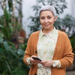 woman smiling at the camera
